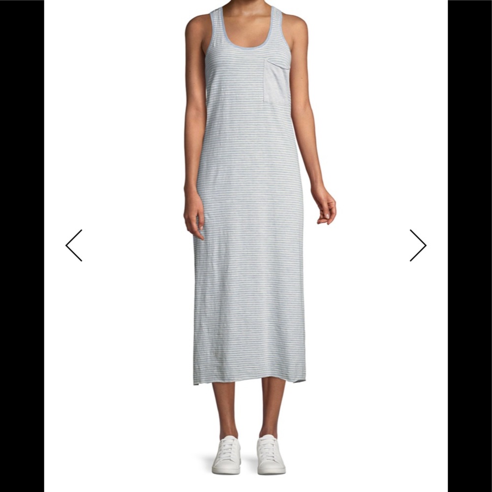 ATM Striped Racerback Tank Dress - Picture 3 of 9